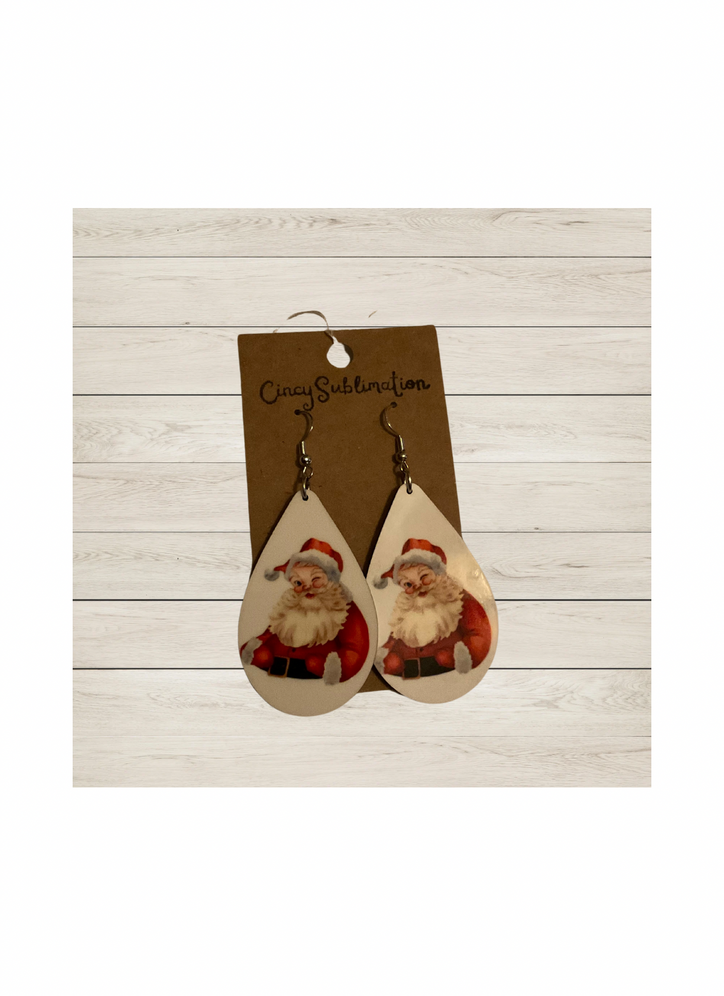 Santa Earrings