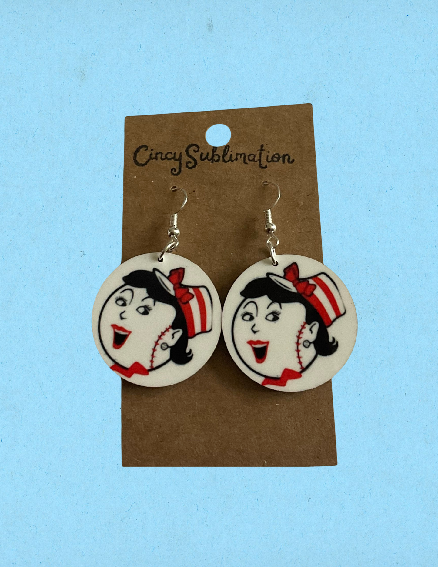 Cincinnati Reds Rosie Red Earrings