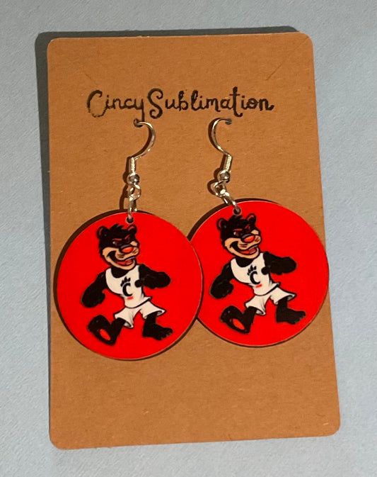 University of Cincinnati Earrings