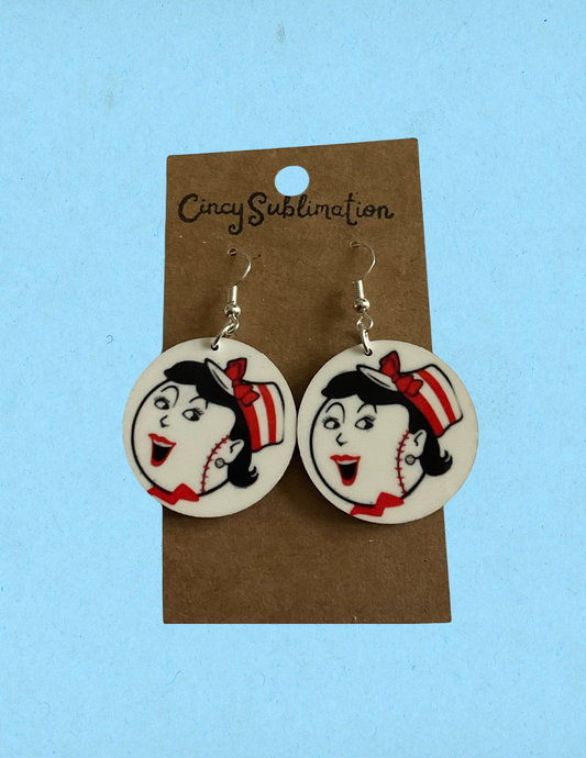 Cincinnati Reds Rosie Red Earrings